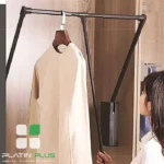 رگال آسانسوری آرام بند پلاتین مشکی 1016 , 1017 | وارداتی مناسب یونیت 70 تا 120 سانتی‌متر