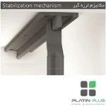 استراکچر کف ریل جونیور عریض پلاتین مدل 8110 | مناسب یونیت 30، 40 و 50 سانتی‌متر