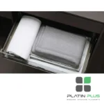 کشو شیشه‌ای ریلی فانتونی J501-J510 سری ایتالین | نظم‌دهنده لوکس و شفاف کمد و کابینت
