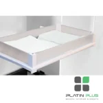 کشو شیشه‌ای ریلی فانتونی J501-J510 سری ایتالین | نظم‌دهنده لوکس و شفاف کمد و کابینت - Image 2