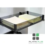 کشو شیشه‌ای ریلی فانتونی J501-J510 سری ایتالین | نظم‌دهنده لوکس و شفاف کمد و کابینت - Image 3