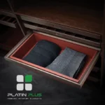 سبد چرمی ریلی فانتونی J915-J956 سری فرنچ استایل | نظم‌دهنده لوکس کمد و کابینت