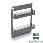 سوپر جا بطری زیر صفحه کریستال  دو طبقه متصل به بدنه با آرامبند فانتونی F115 تا F130