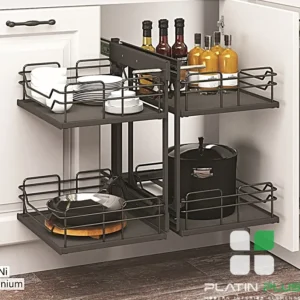 مجیک کرنر پلاتین پرو آنتی اسلیپ تیتانیوم | سوپر کنج کابینت یونیت 90 دو طبقه