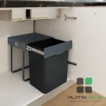 سطل زباله تک‌قلو آرام بند آوات 111 | یونیت ۳۰ سانت