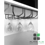 رک ریلی جای گیلاس زیر کابینتی فانتونی G098 , G097 | رنگ مشکی - Image 2