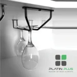 رک ریلی جای گیلاس زیر کابینتی فانتونی G098 , G097 | رنگ مشکی