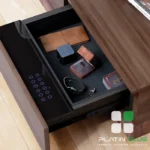 کشو ایمنی رمزدار فانتونی J417 , J418 قفل لمسی برای کمد و میز کار