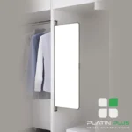 آینه چرخان کمدی فانتونی J701 مدل بدون فریم عرض ۳۰۰ میلیمتر