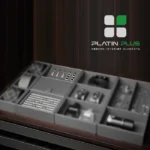 باکس چرمی ترکیبی جای گوشواره و انگشتر فانتونی J918 , J938 , J958 فرنچ استایل نظم‌دهنده لوکس زیورآلات