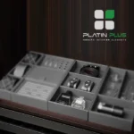 باکس چرمی ساعت و کمربند فانتونی J919 , J939 , J959 فرنچ استایل نظم‌دهنده لوکس و محافظ اکسسوری - Image 3