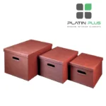 باکس چرمی پرتابل فانتونی J981 - J989 فرنچ استایل نظم‌دهنده قابل حمل در ۳ سایز مختلف