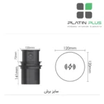 پریز لیفت آپ دستی وایرلس شارژر مدل SlideVolt فانتونی N375 | رنگ نوک مدادی
