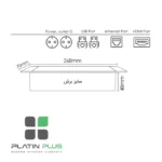 پریز برق توکار رومیزی آمریکن پلاس فانتونی N411- N413 | درب دار - Image 3