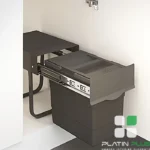 سطل زباله 16 لیتری پلاتین 4131 کم ارتفاع با فیلتر نانو مناسب یونیت 30
