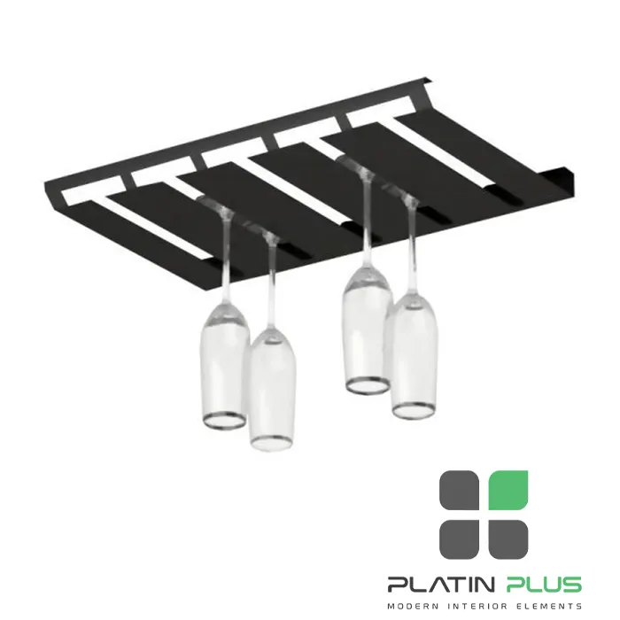 901 جا گیلاسی آویز آوات | نظمدهنده زیر کابینتی لیوان و گیلاس (۱ تا ۵ شیار)